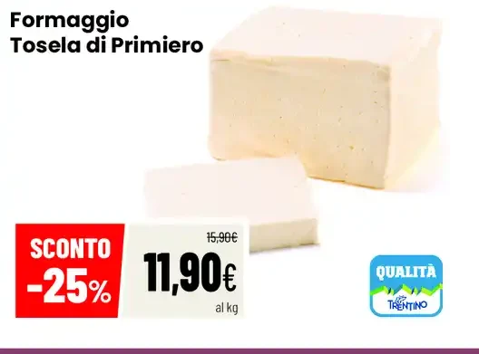 Formaggio Tosela di Primero