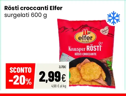 Rösti croccanti Elfer