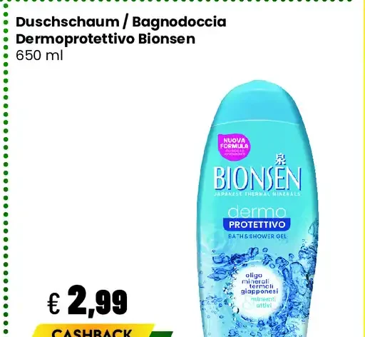 Bagnodoccia Dermoprotettivo Bionsen