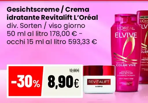 Crema idratante Revitalift L’Oréal
