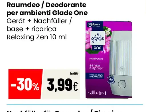 Deodorante per ambienti Glade One