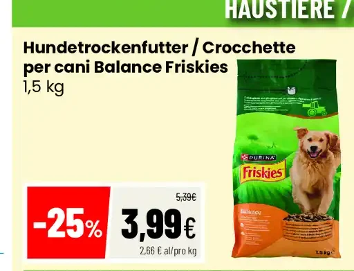Crocchette per cani Balance Friskies