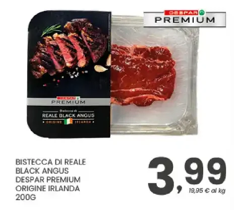 Bistecca di reale Black Angus Despar Premium