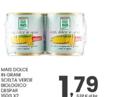 Mais dolce in grani biologico Despar