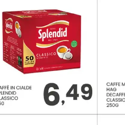 Caffè in cialde Splendid Classico