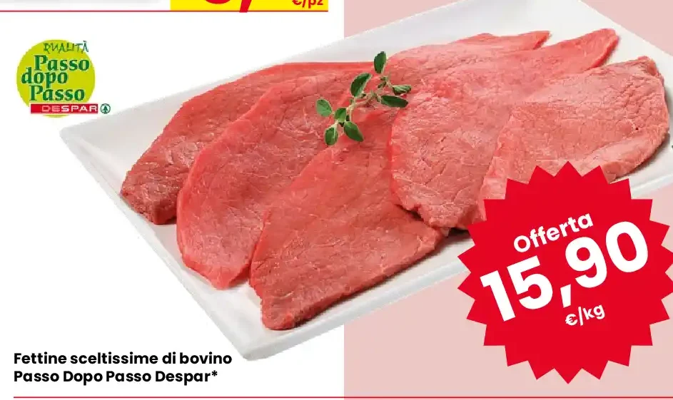 Fettine sceltissime di bovino