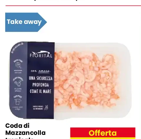 Coda di mazzancolla tropicale sgusciata