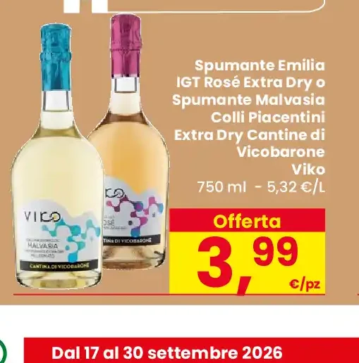 Spumante Emilia IGT Rosé Extra Dry