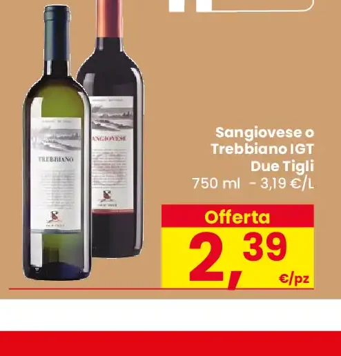 Sangiovese o Trebbiano IGT Due Tigli