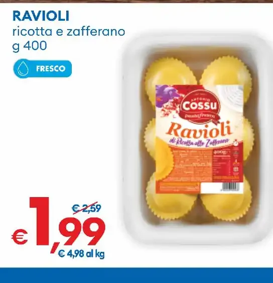 Ravioli ricotta e zafferano