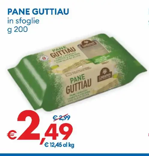 Pane guttiau in sfoglie