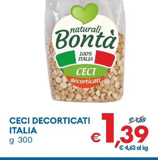 Ceci decorticati Italia