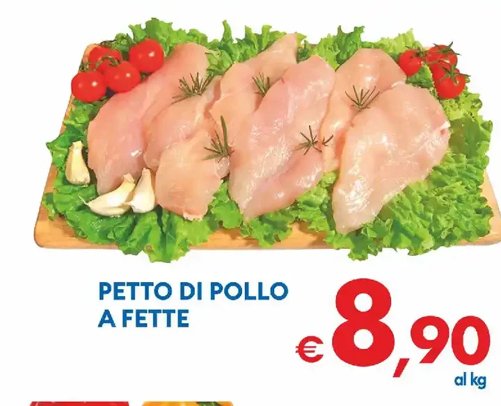 Petto di pollo a fette