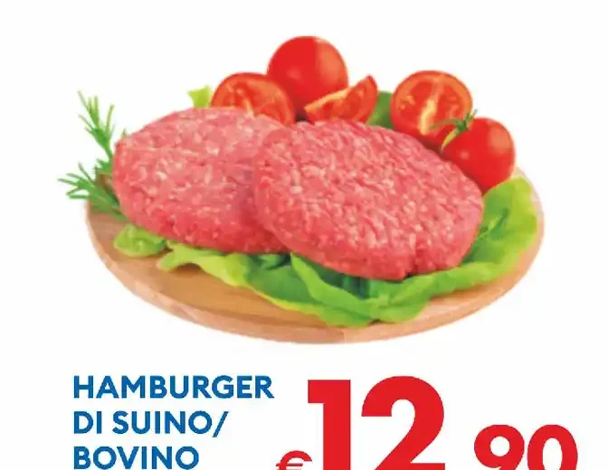 Hamburger di suino/bovino
