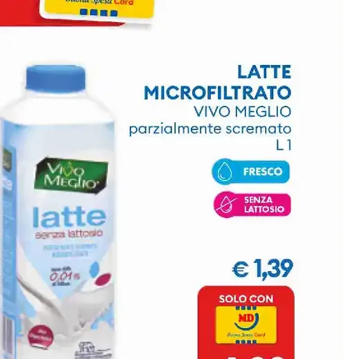 Latte microfiltrato Vivo Meglio