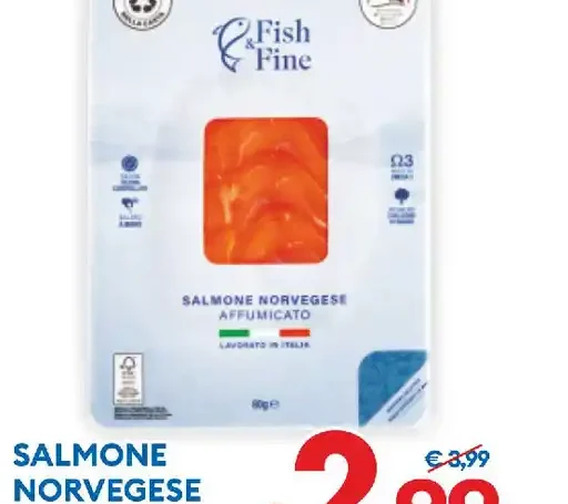 Salmone norvegese affumicato