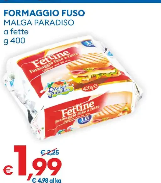 Formaggio fuso Malga Paradiso