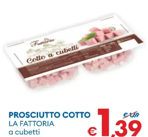 Prosciutto cotto a cubetti