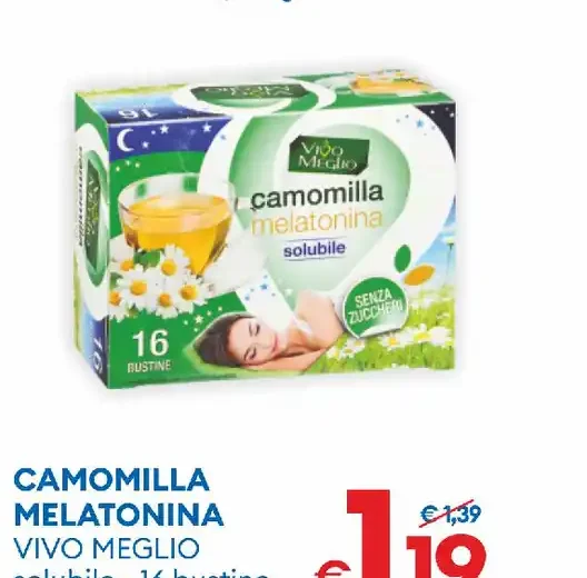 Camomilla melatonina