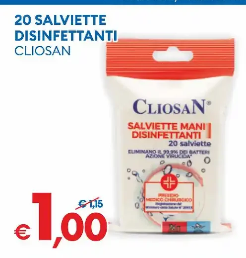 Salviette disinfettanti