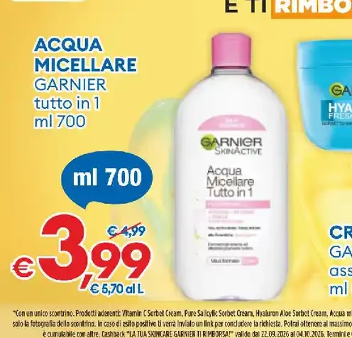 Acqua micellare