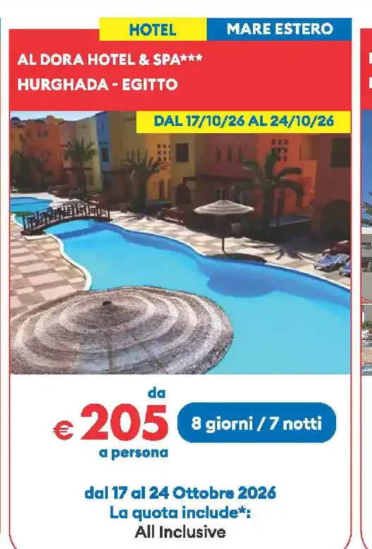 Al Dōra Hotel & Spa*** - Hurghada, Egitto