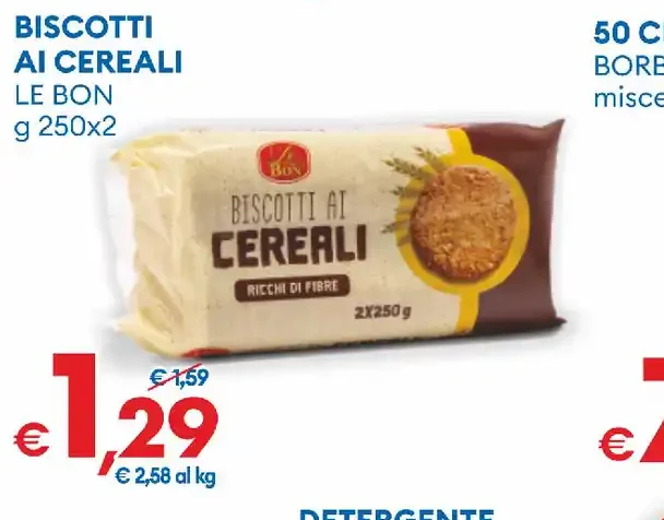 Biscotti ai cereali Le Bon