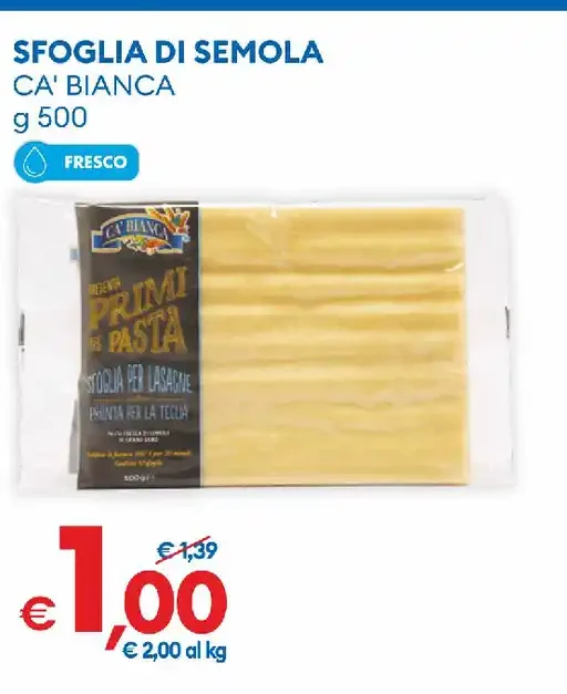 Sfoglia di semola