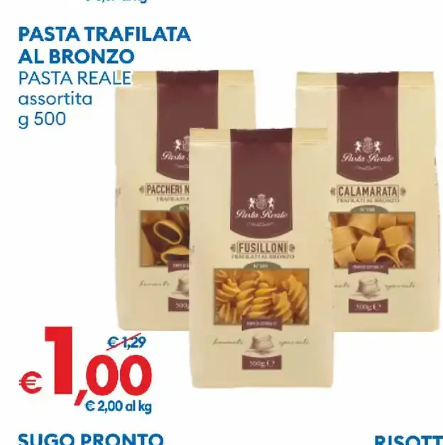Pasta trafilata al bronzo