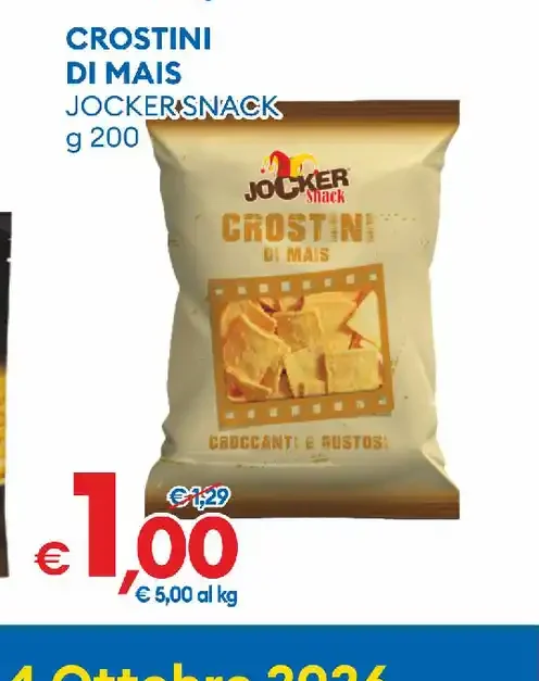 Crostini di mais
