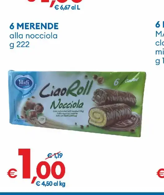 Merende alla nocciola