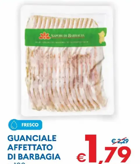 Guanciale affettato di Barbagia