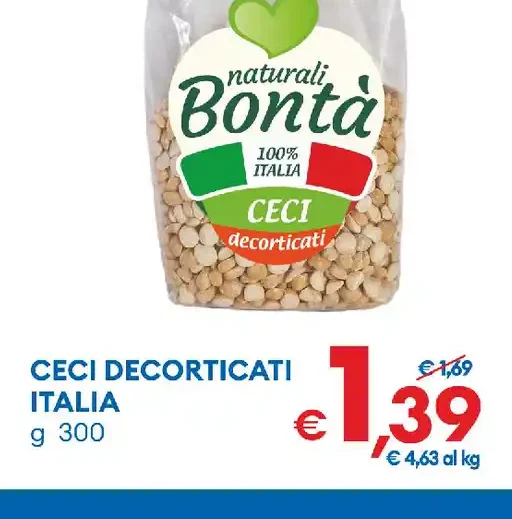 Ceci decorticati Italia