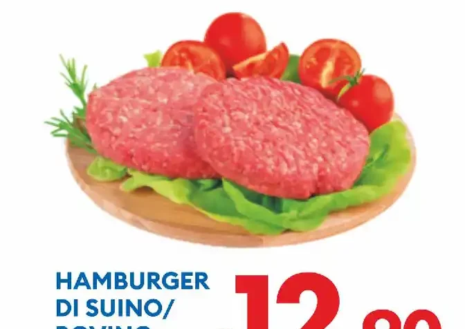 Hamburger di suino/bovino