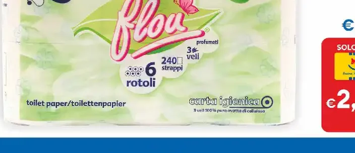 Carta igienica Flou