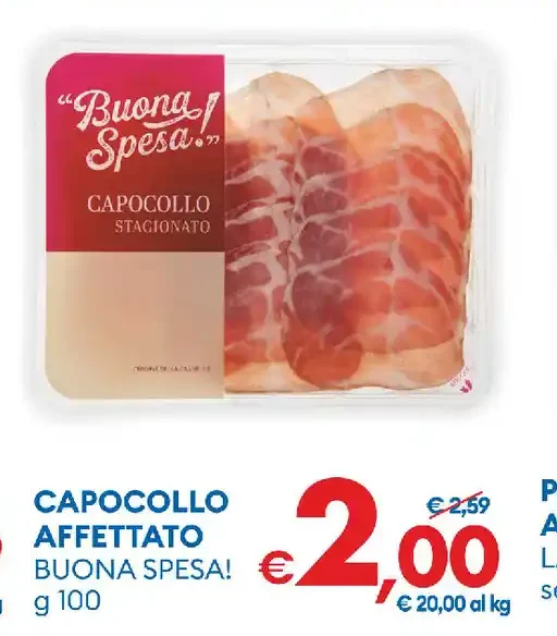 Capocollo affettato Buona Spesa