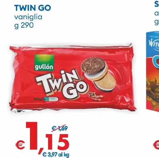 Biscotti Twin Go vaniglia