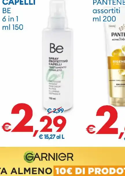 Spray protettivo capelli