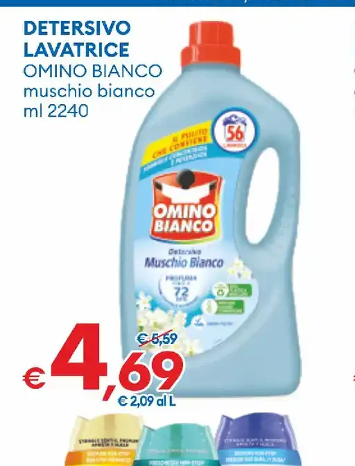 Detersivo lavatrice Muschio Bianco