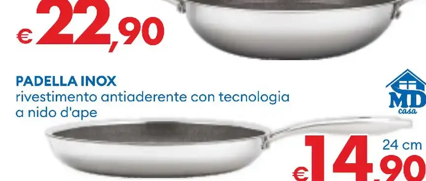Padella inox