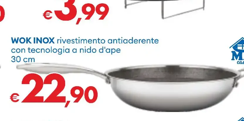 Wok inox
