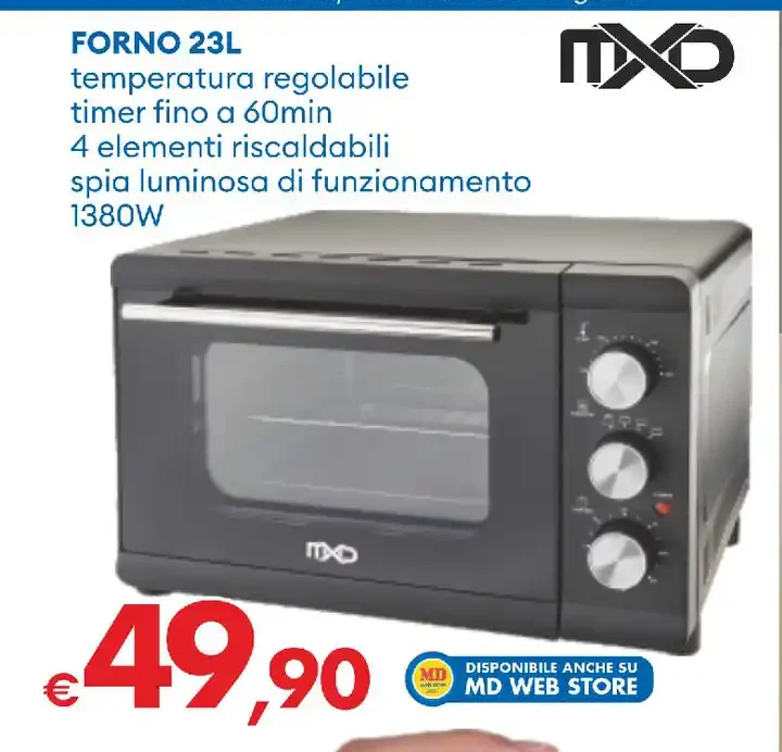 Forno elettrico 23 L