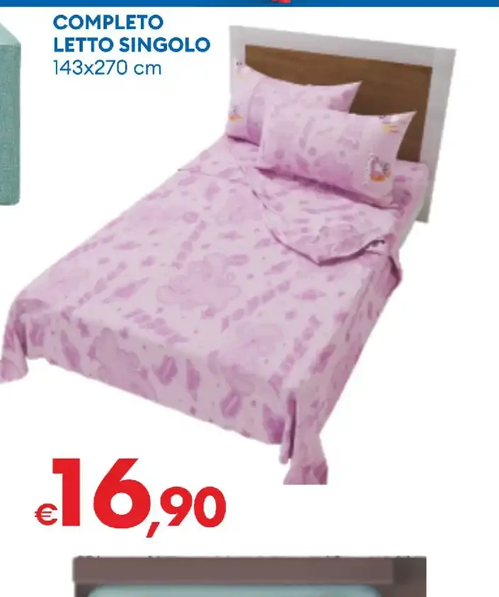 Completo letto singolo