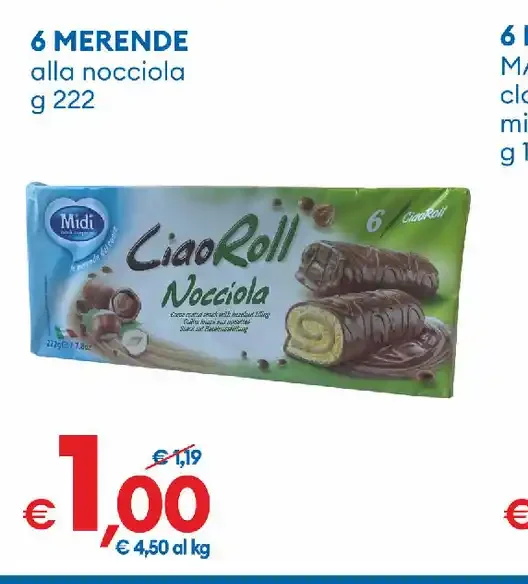 Merendine alla nocciola