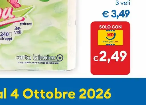 Carta igienica Flou