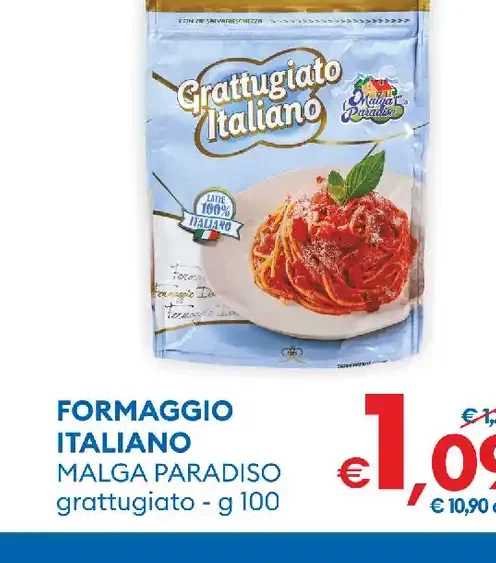 Formaggio italiano grattugiato