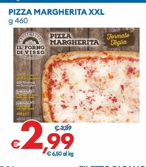 Pizza margherita XXL