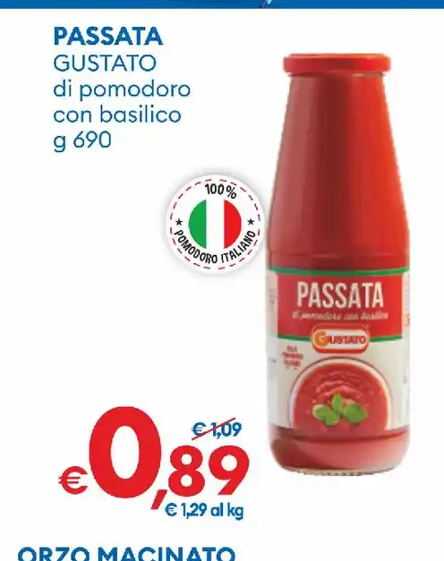 Passata Gustato