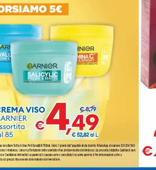 Crema viso Garnier