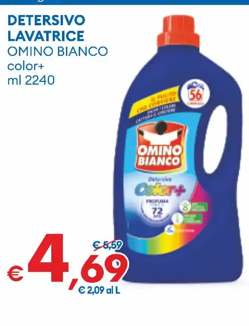 Detersivo lavatrice Omino Bianco color+